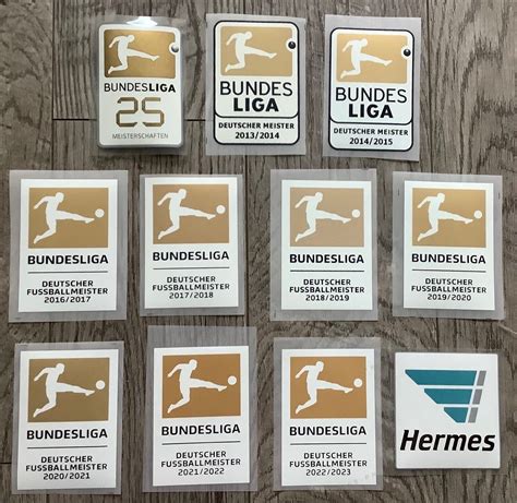 bundesliga hermes patch|Bundesliga Deutscher Meister + Hermes Patch Badge Flicken .